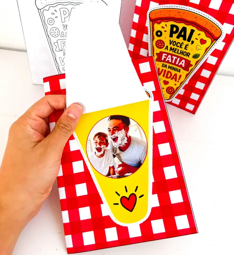 Cartão Dia dos Pais - Pizza — imagem 3