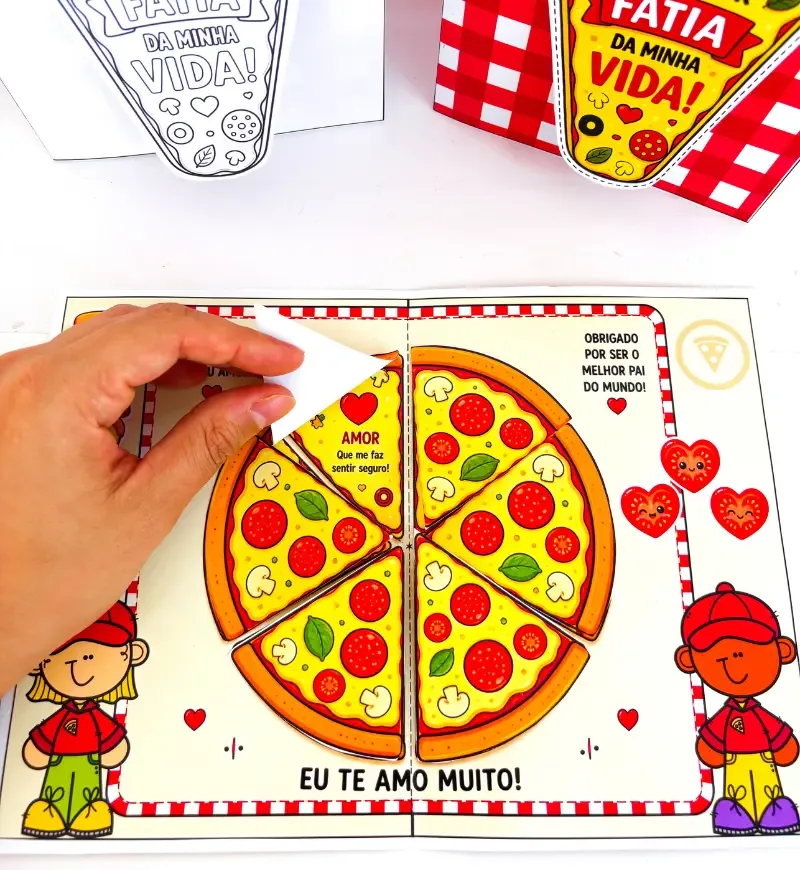 Cartão Dia dos Pais - Pizza — imagem 5