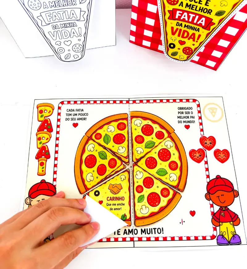 Cartão Dia dos Pais - Pizza — imagem 6
