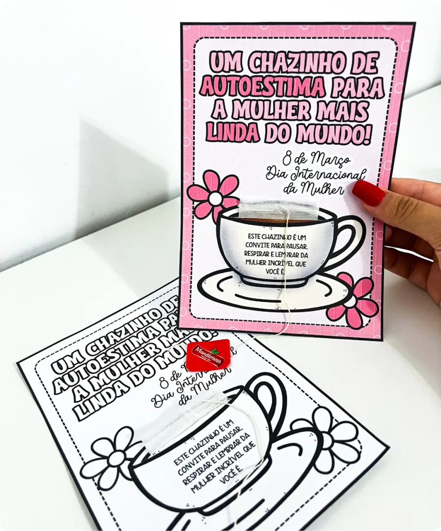 CARTÃO DIA INTERNACIONAL DA MULHER — imagem 2