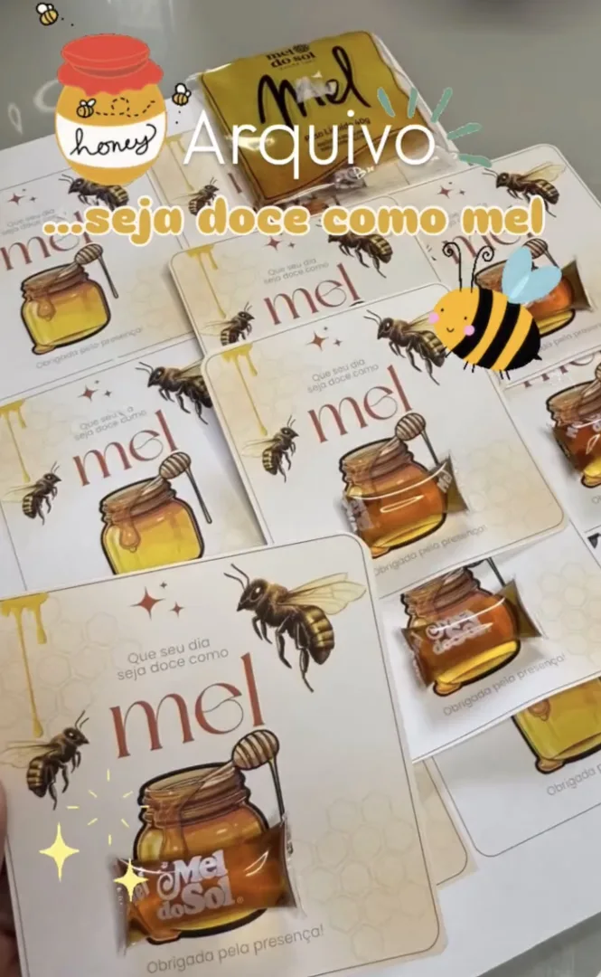 Cartão Doce Como Mel — imagem 2