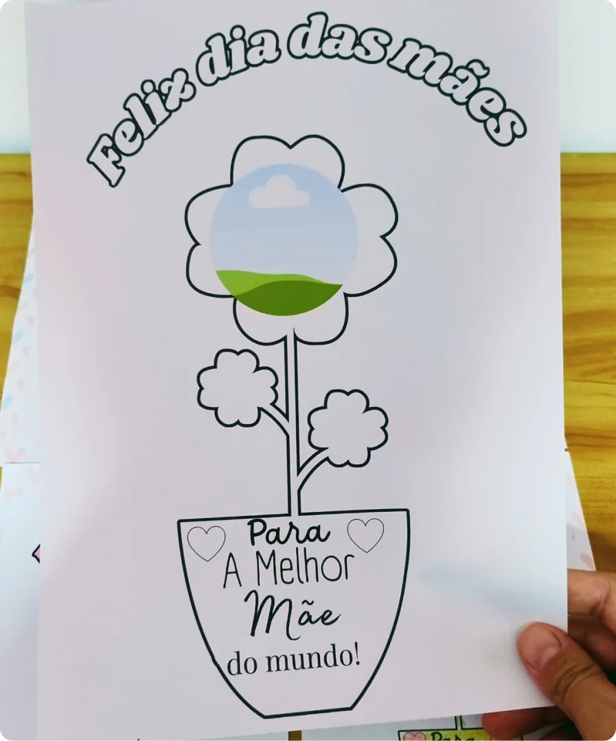 CARTÃO FLOR EDITÁVEL + LEMBRANCINHAS — imagem 3