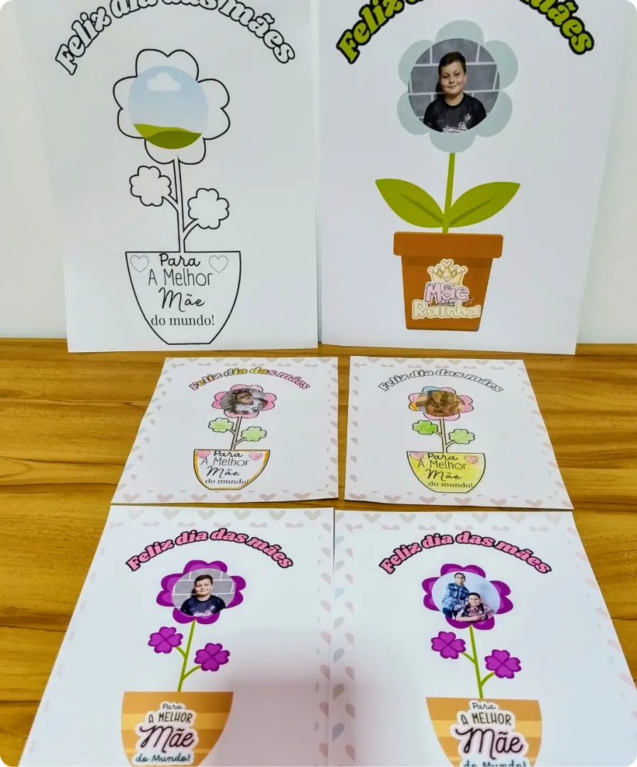 CARTÃO FLOR EDITÁVEL + LEMBRANCINHAS — imagem 4