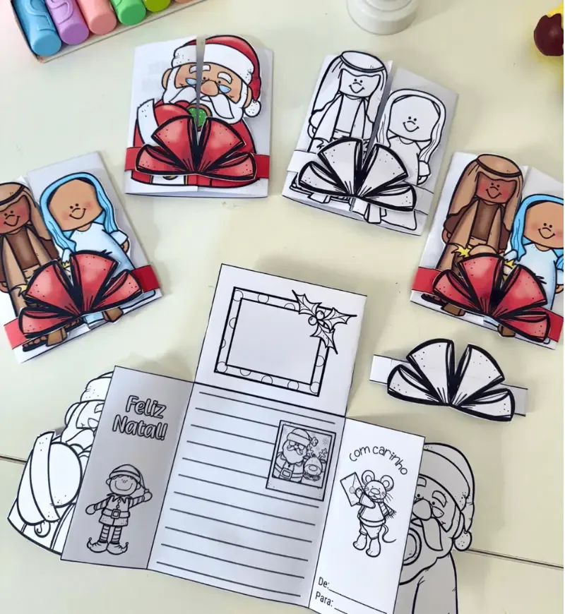 Cartão Interativo Natal PDF Educação Infantil e Anos Iniciais — imagem 5