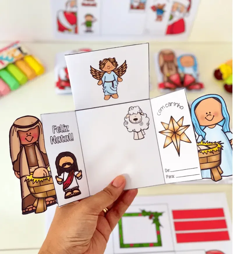 Cartão Interativo Natal PDF Educação Infantil e Anos Iniciais — imagem 4