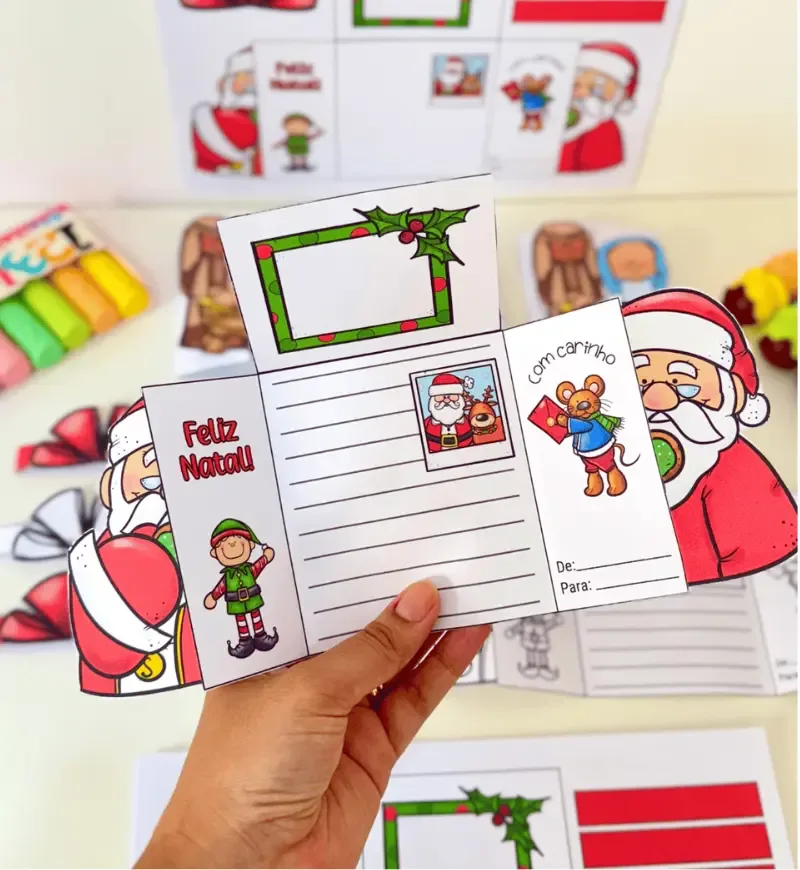 Cartão Interativo Natal PDF Educação Infantil e Anos Iniciais — imagem 2