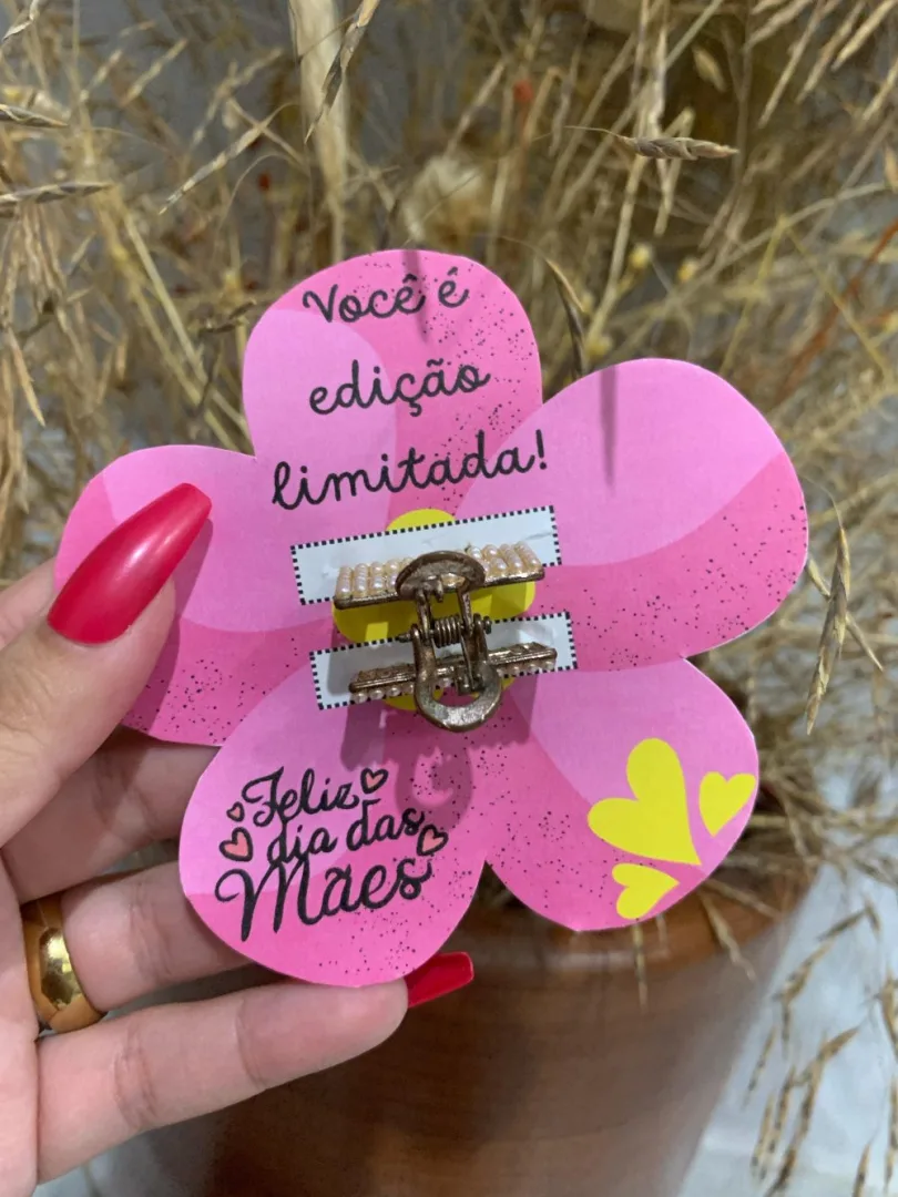 Cartão Presilha Dia das Mães — Pronto para Imprimir — imagem 2