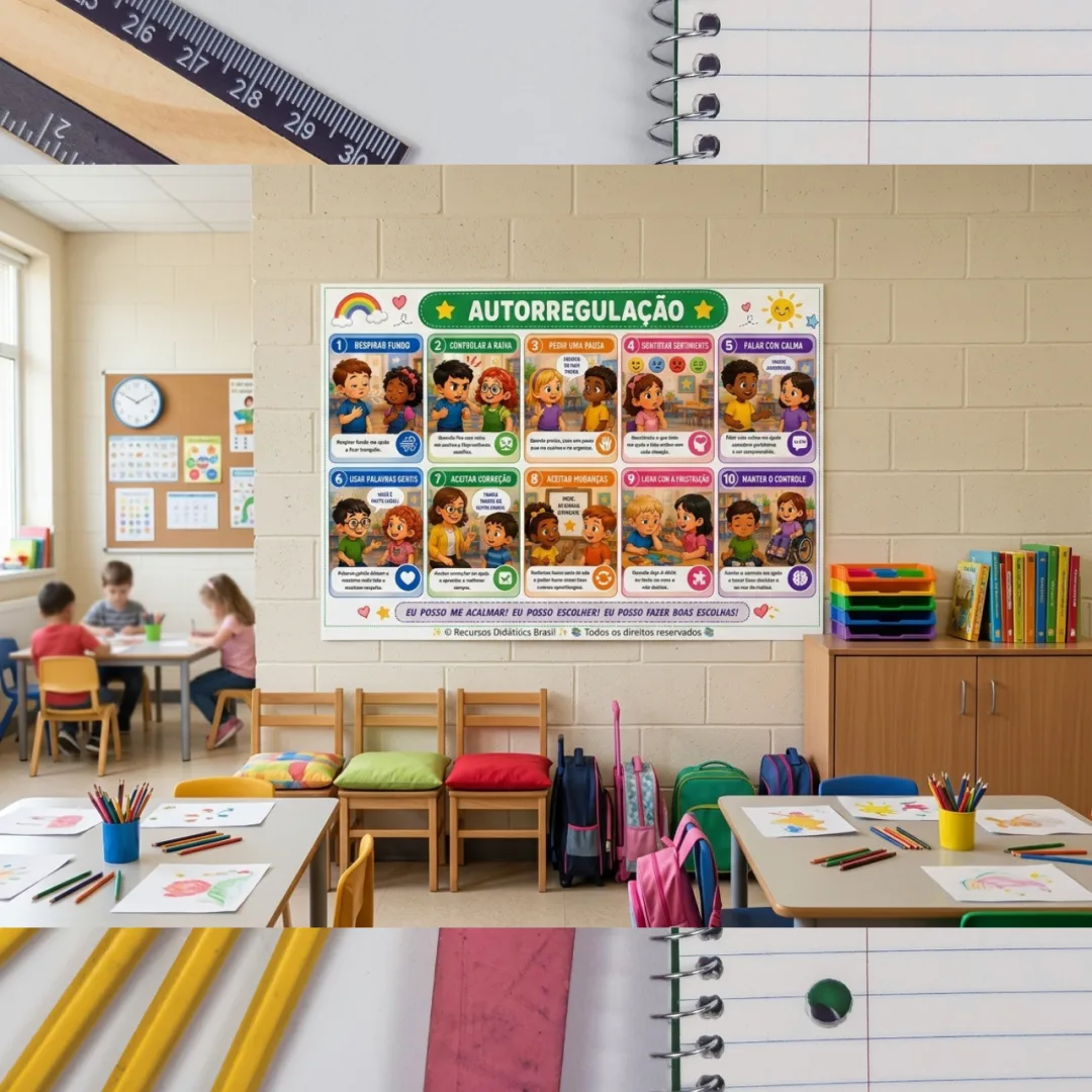 Cartaz Autorregulação Educação Infantil e Ensino Fundamental PDF — imagem 2