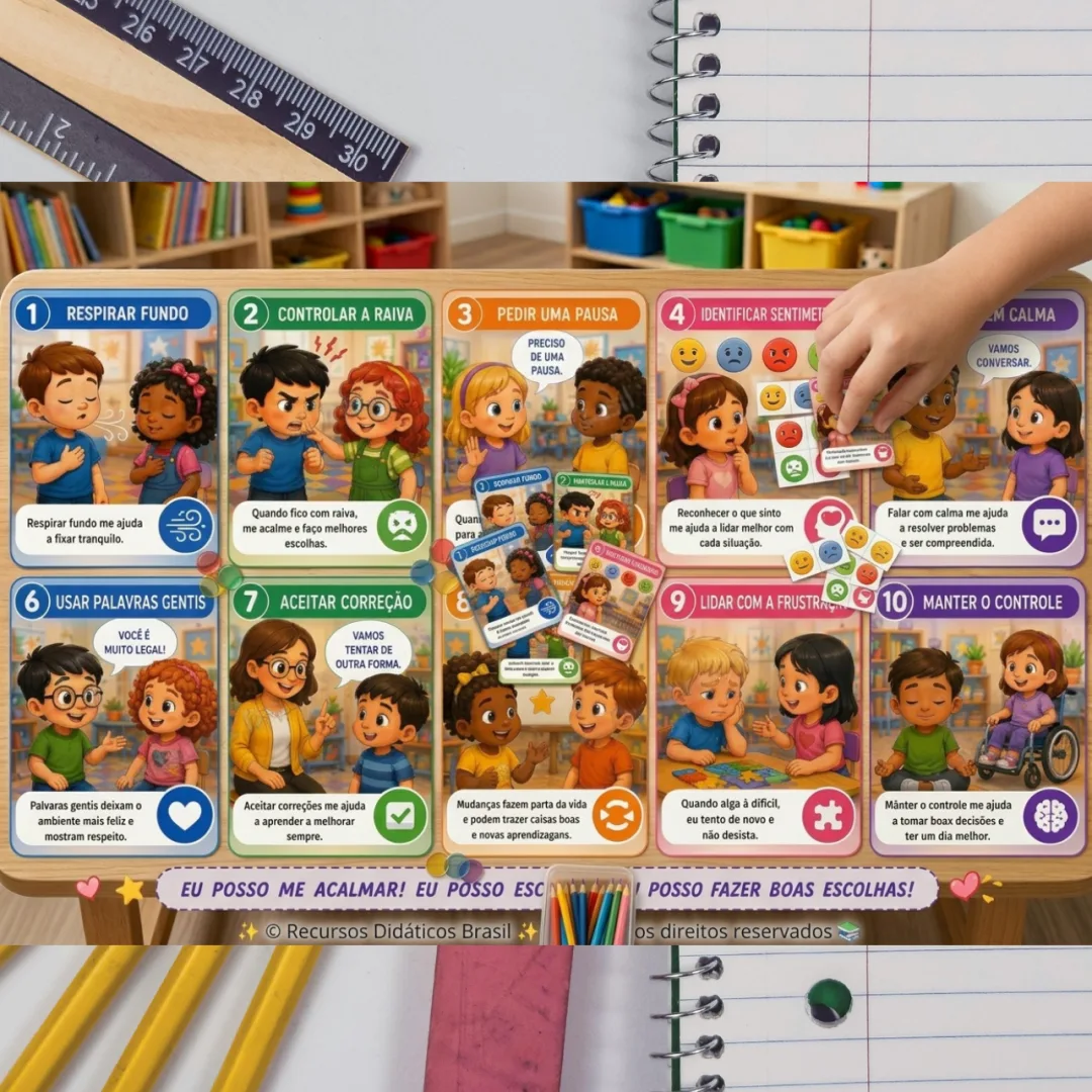 Cartaz Autorregulação Educação Infantil e Ensino Fundamental PDF — imagem 3