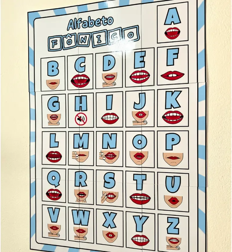 Cartaz Alfabeto Fônico — imagem 3