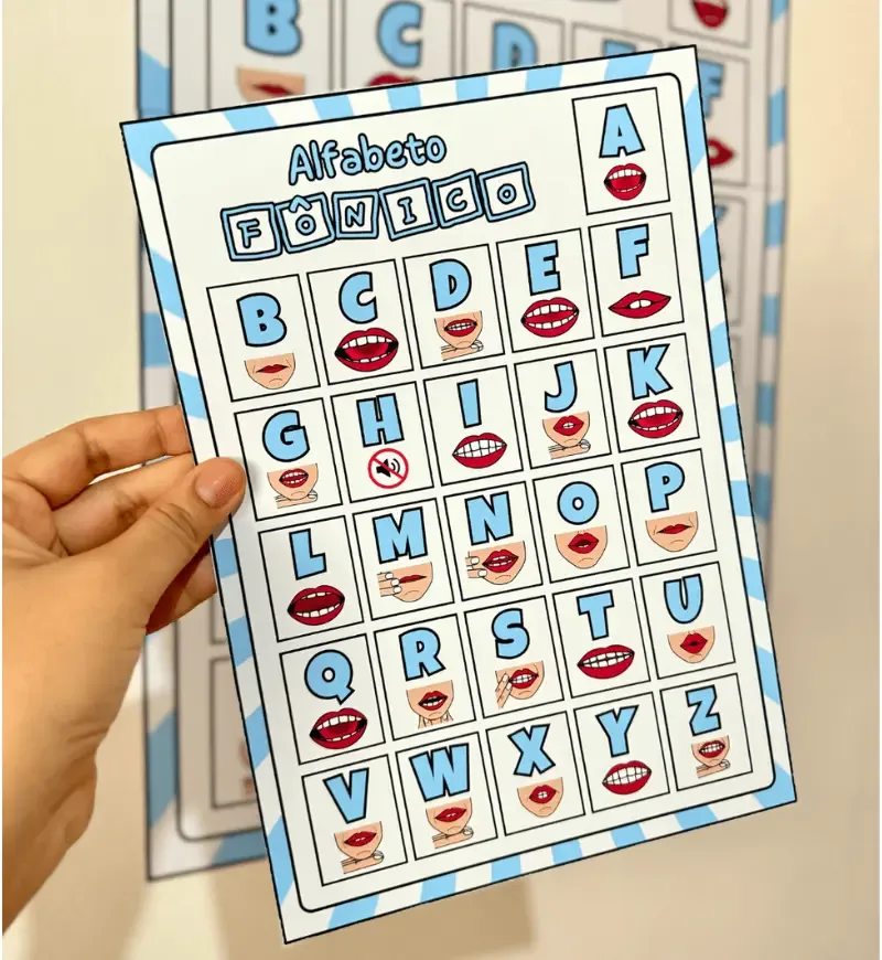 Cartaz Alfabeto Fônico — imagem 4