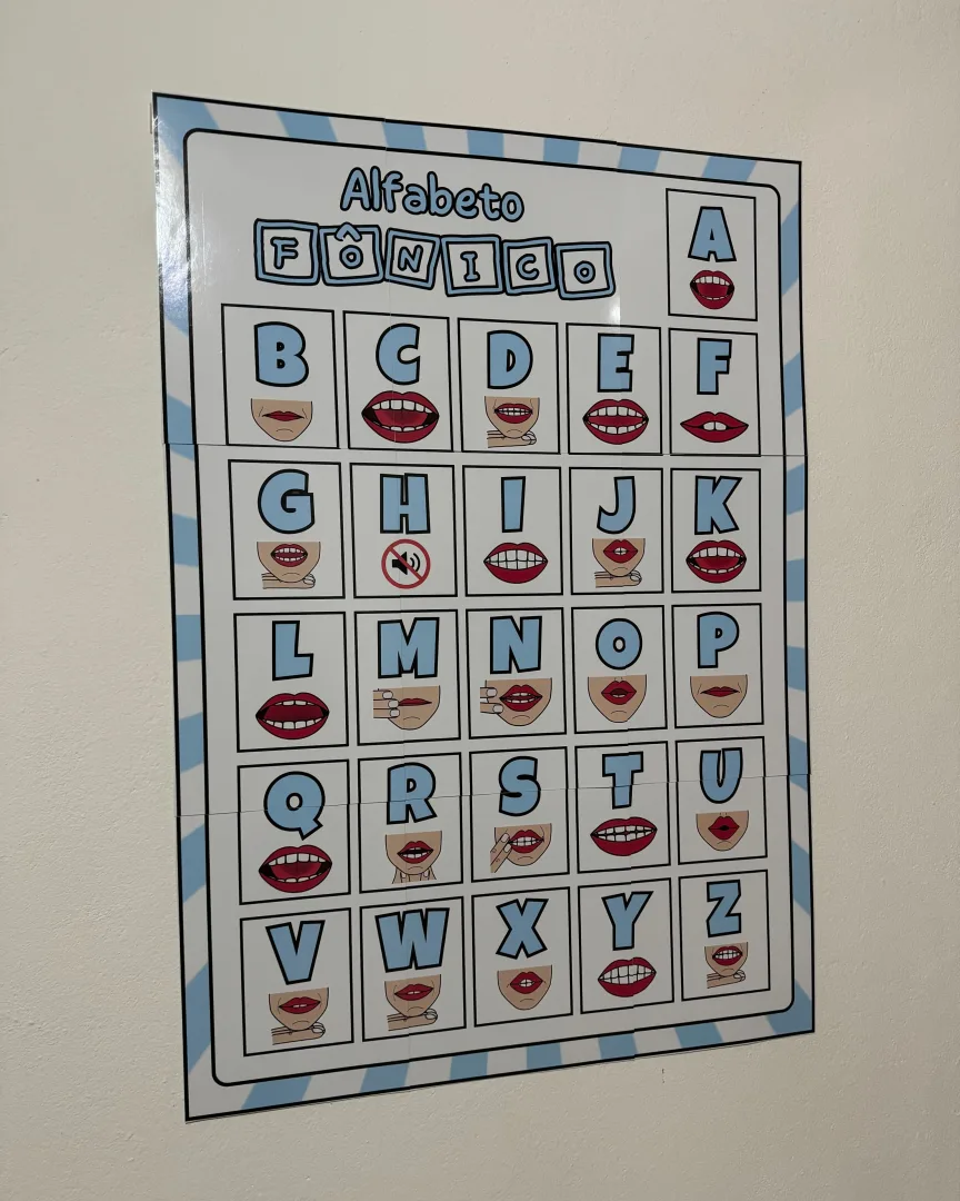 Cartaz Alfabeto Fônico — Ampliado e A4 para Alfabetização em PDF — imagem 5