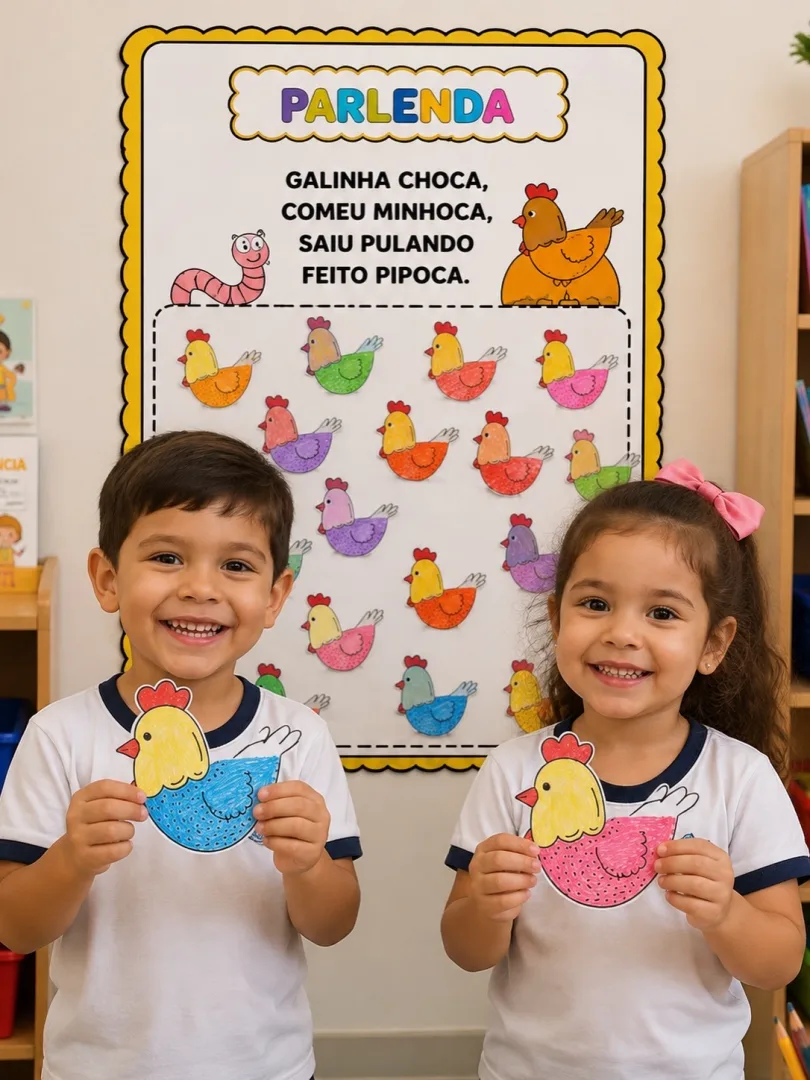 Atividade Coletiva com Parlenda - Galinha Choca — imagem 3