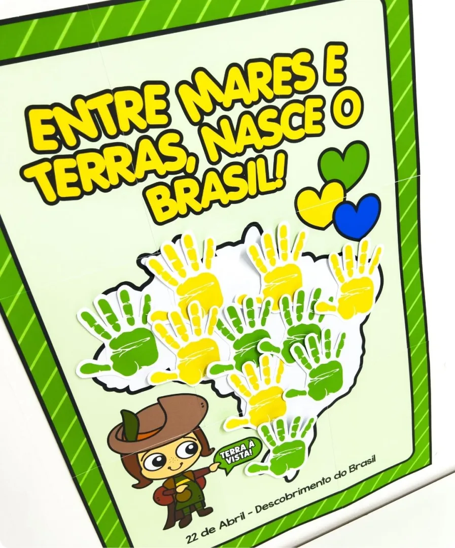 CARTAZ COLABORATIVO DESCOBRIMENTO DO BRASIL - PARA IMPRIMIR — imagem 4