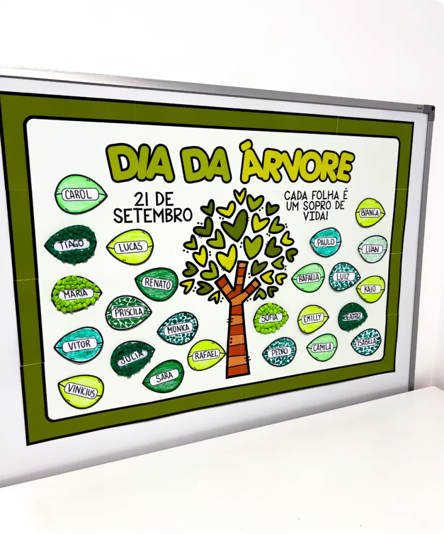 Cartaz Colaborativo Dia da Árvore - Educação Infantil (PDF para Imprimir ) — imagem 3