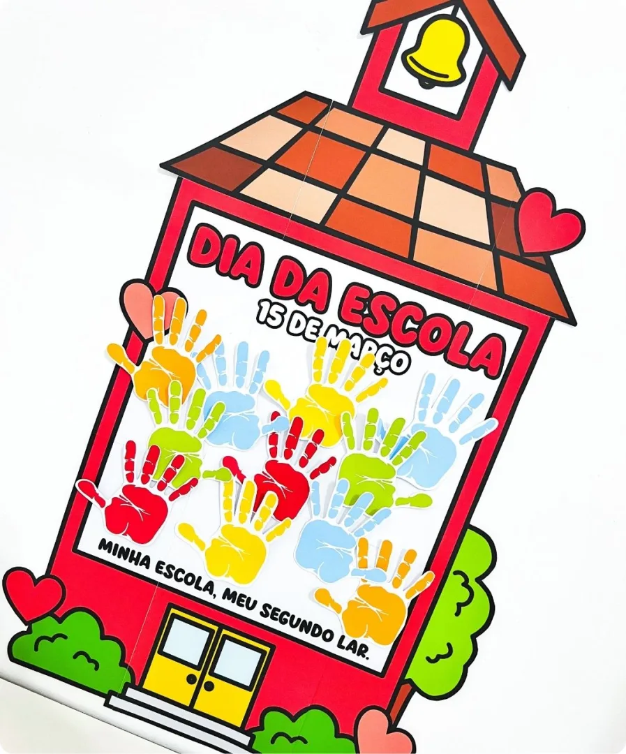 CARTAZ COLABORATIVO DIA DA ESCOLA — imagem 3