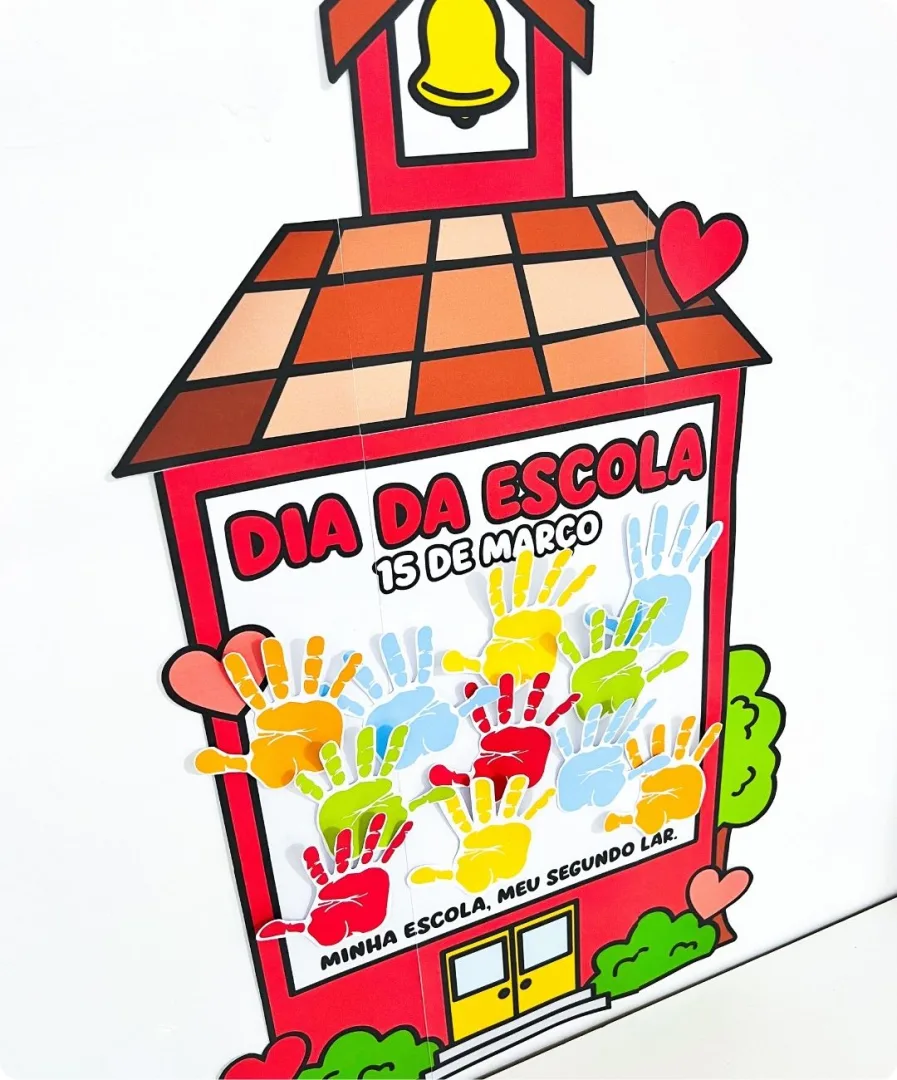 CARTAZ COLABORATIVO DIA DA ESCOLA — imagem 5