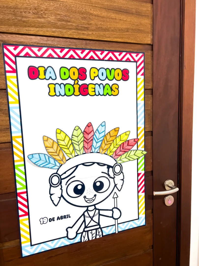 CARTAZ COLABORATIVO DIA DOS POVOS INDÍGENAS — imagem 2