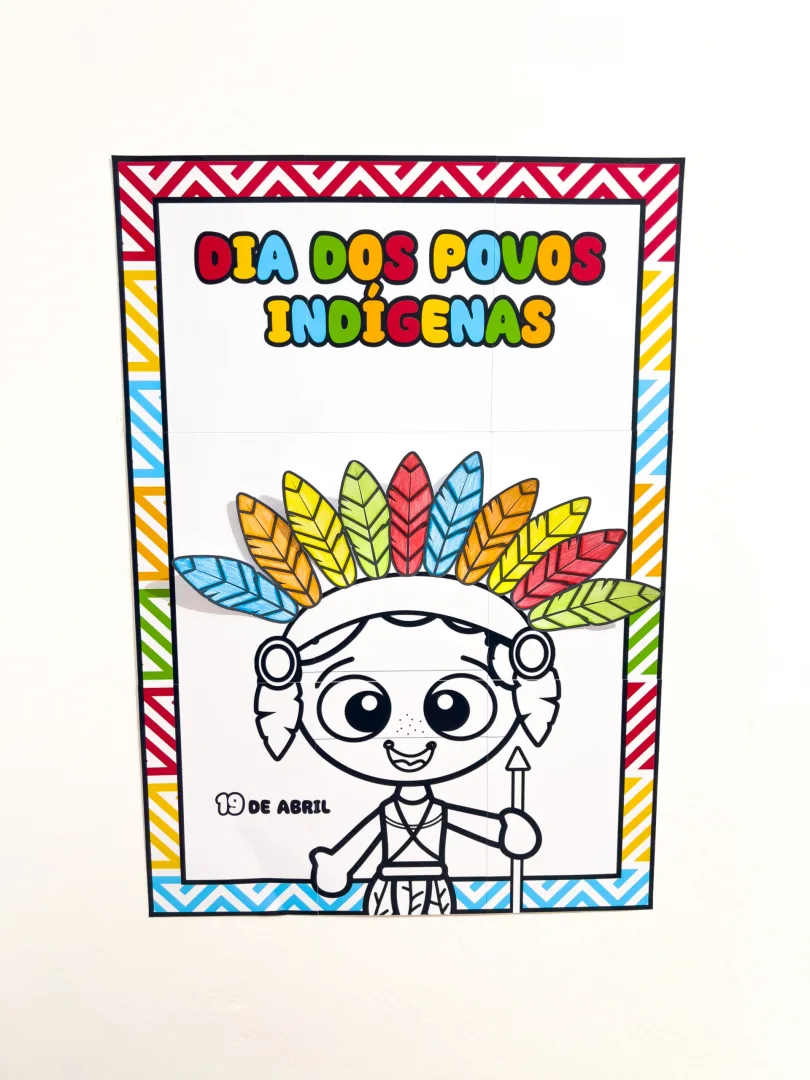CARTAZ COLABORATIVO DIA DOS POVOS INDÍGENAS — imagem 3