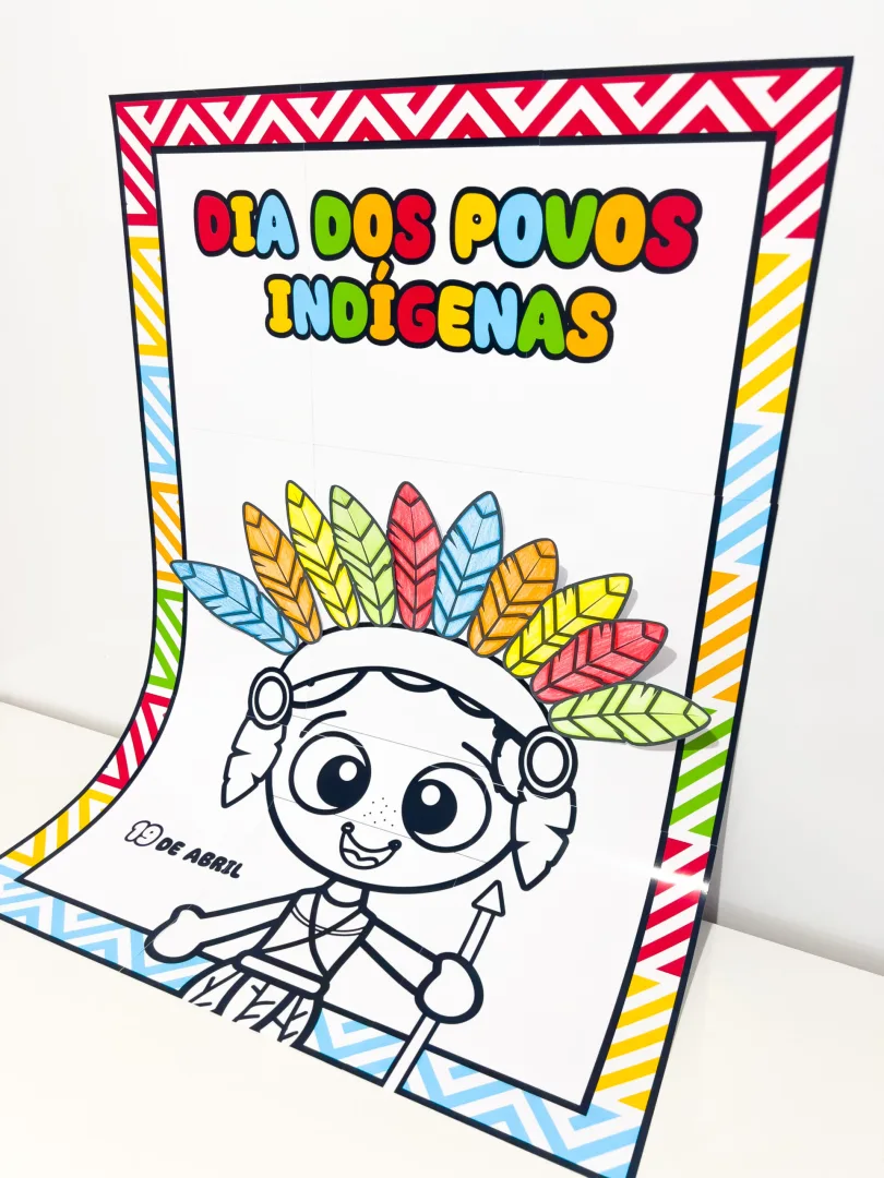 CARTAZ COLABORATIVO DIA DOS POVOS INDÍGENAS — imagem 4