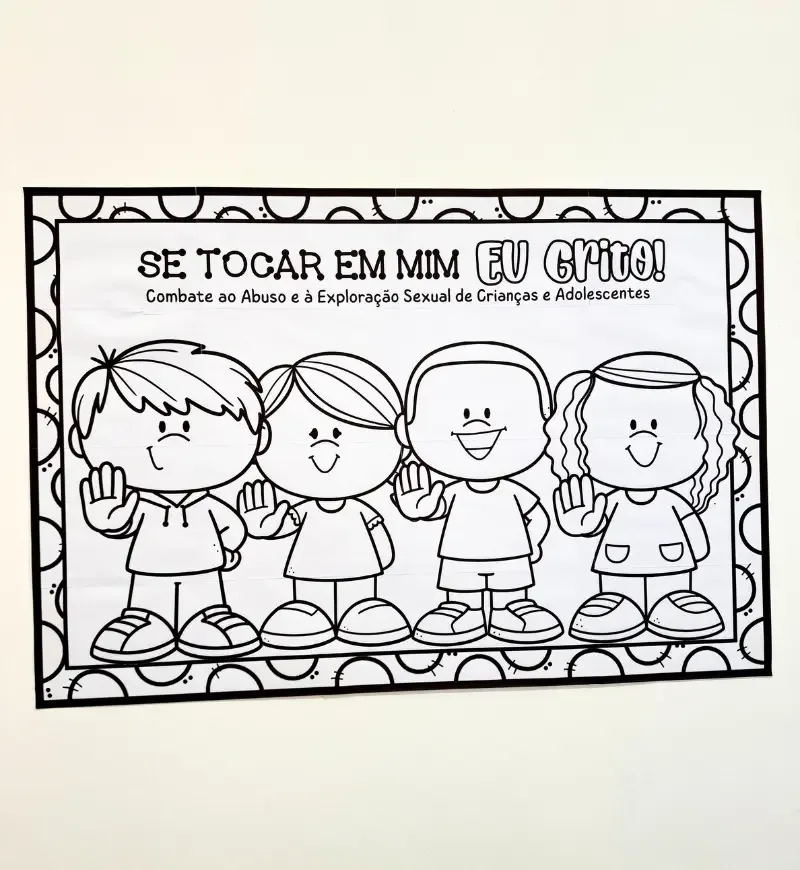 Cartaz Colaborativo Maio Laranja — imagem 3