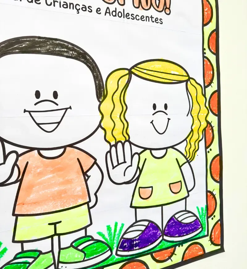 Cartaz Colaborativo Maio Laranja — imagem 4