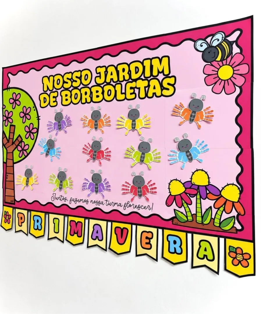 Cartaz Colaborativo Primavera para Educação Infantil PDF — imagem 2