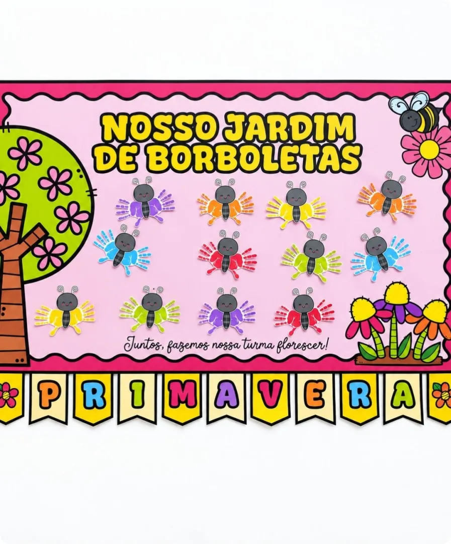 Cartaz Colaborativo Primavera para Educação Infantil PDF — imagem 4