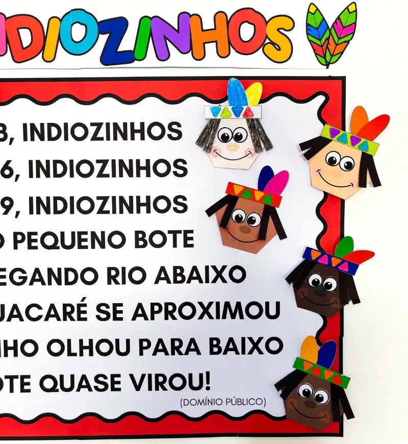 Cartaz Coletivo Dez Indiozinhos — imagem 3