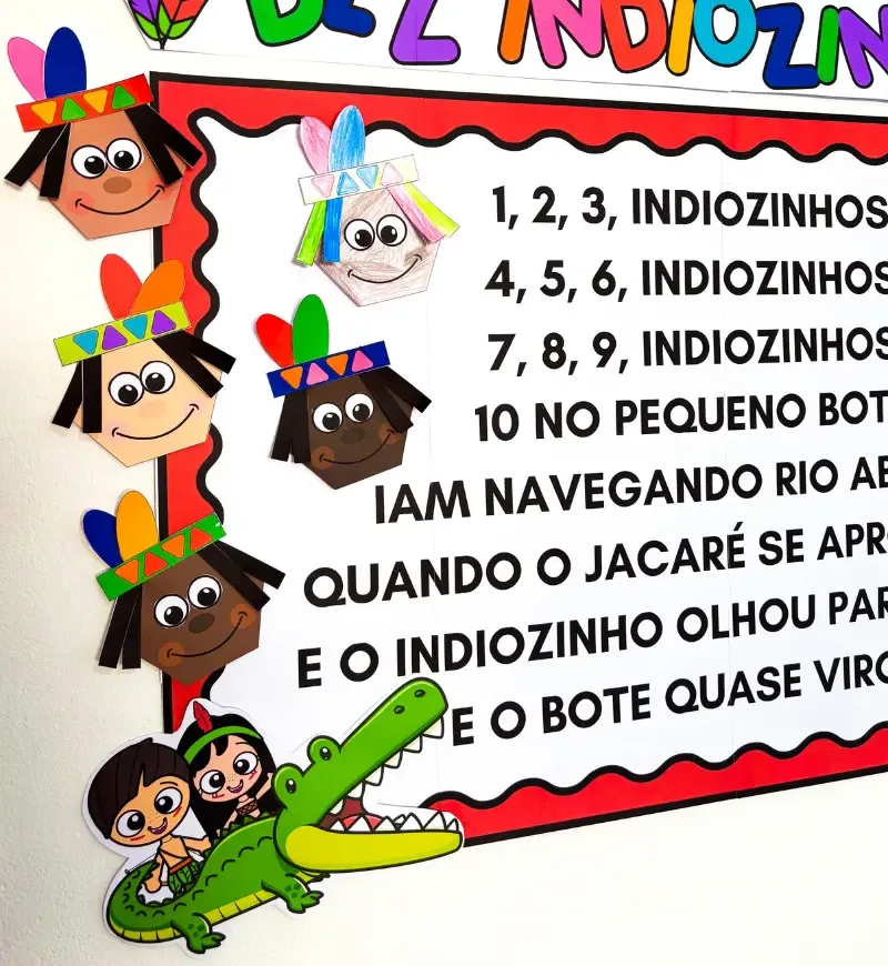 Cartaz Coletivo Dez Indiozinhos — imagem 5