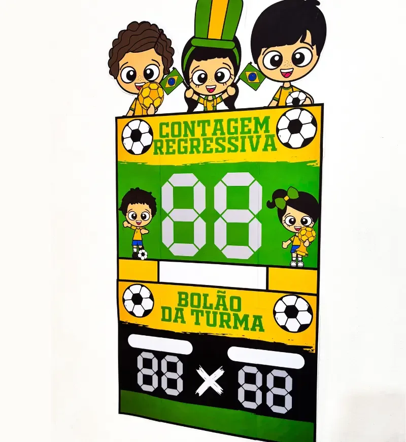 Cartaz Contar e Torcer (Copa do Mundo) — imagem 2