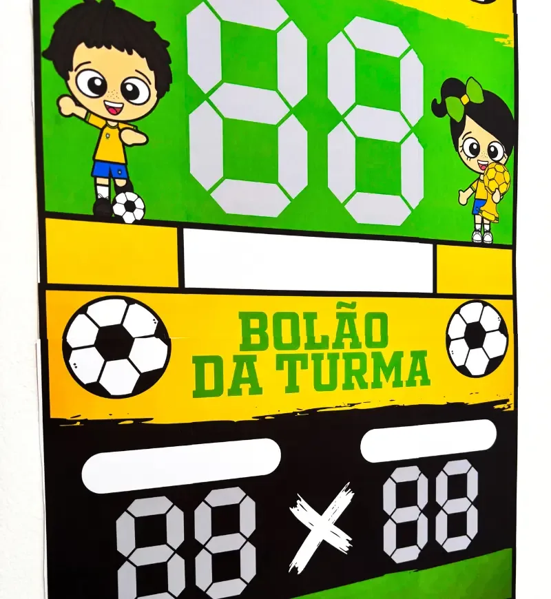 Cartaz Contar e Torcer (Copa do Mundo) — imagem 4