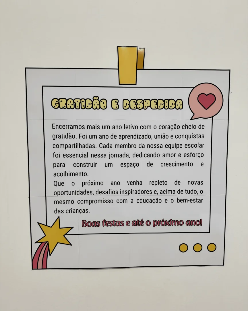 Cartaz de Agradecimento à Equipe Escolar | Mensagem de Gratidão — imagem 6