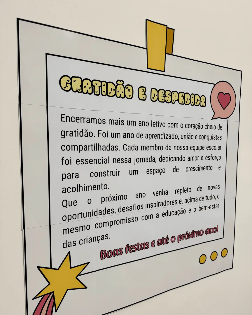 Cartaz de Agradecimento à Equipe Escolar | Mensagem de Gratidão — imagem 5