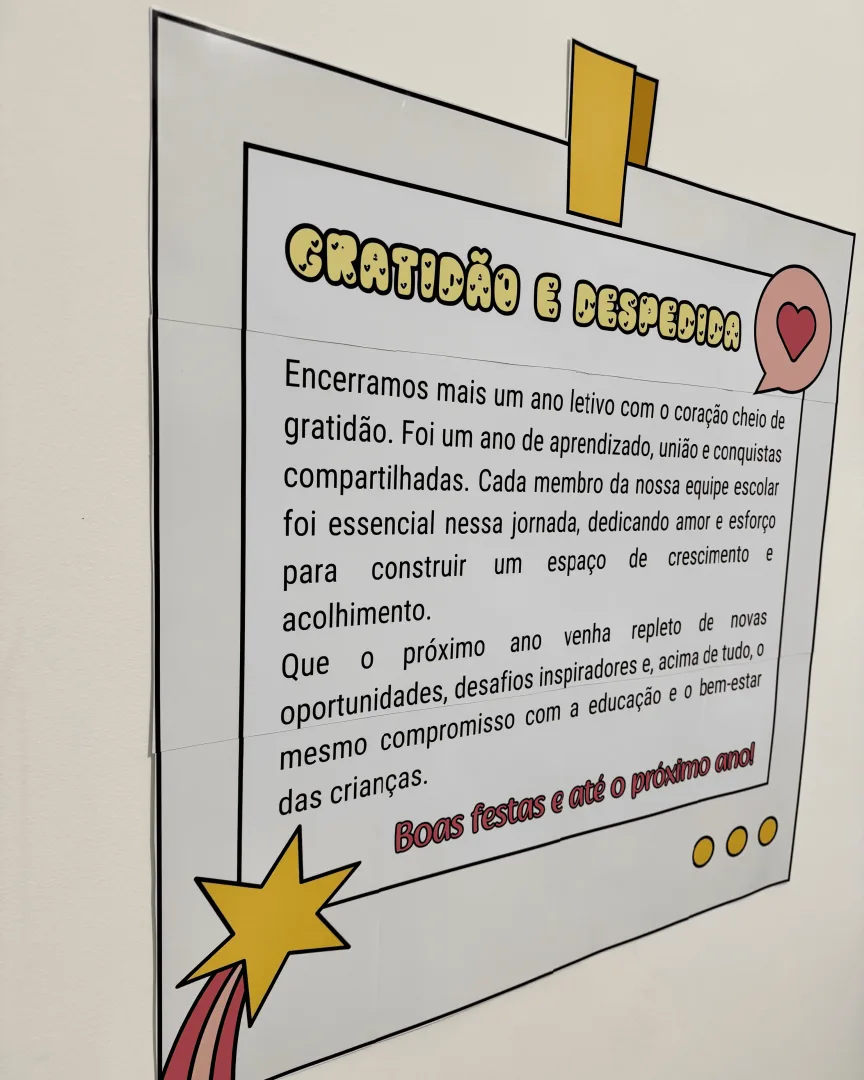 Cartaz de Agradecimento à Equipe Escolar | Mensagem de Gratidão — imagem 3