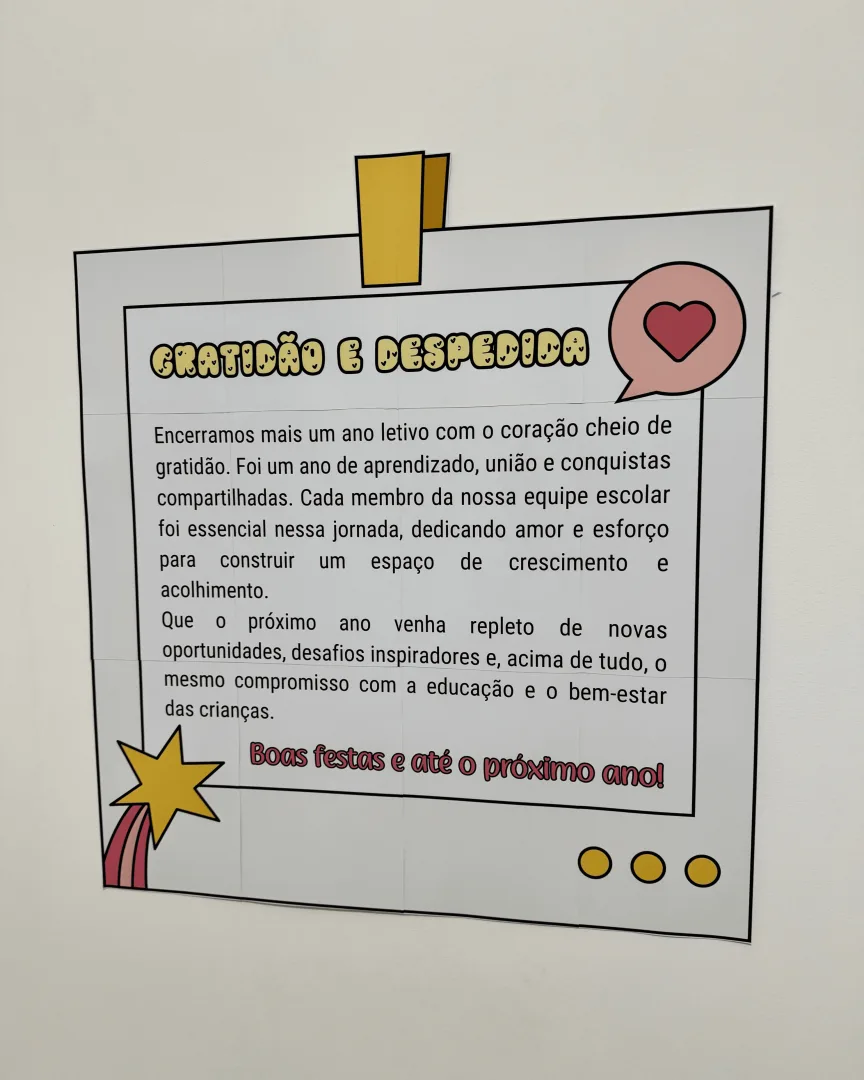 Cartaz de Agradecimento à Equipe Escolar | Mensagem de Gratidão — imagem 2