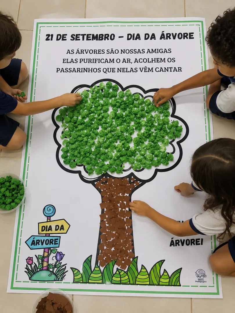 Cartaz Dia da Árvore  - PDF 9 Páginas — imagem 2
