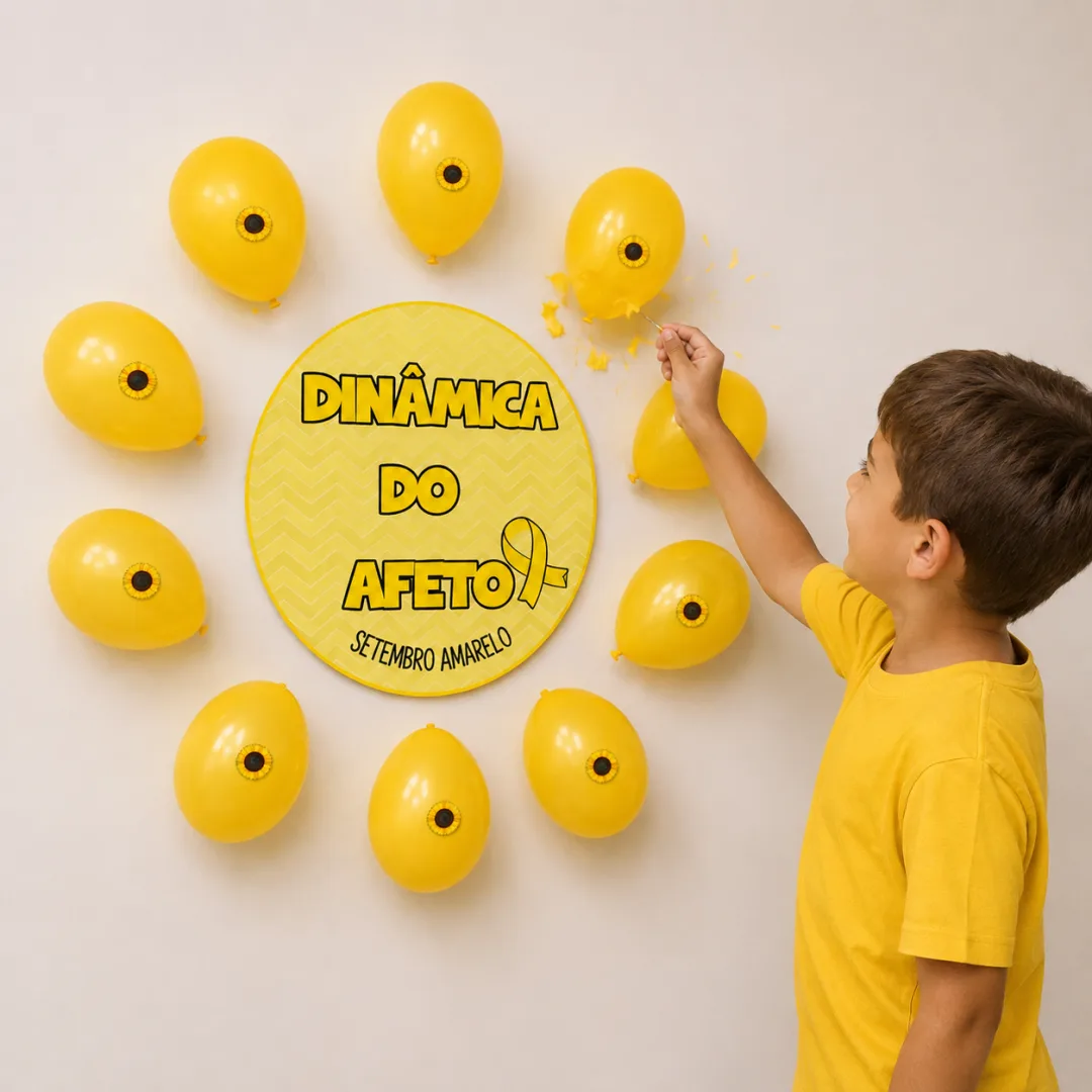 Cartaz Dinâmica do Afeto setembro amarelo - PDF com 9 folhas — imagem 2