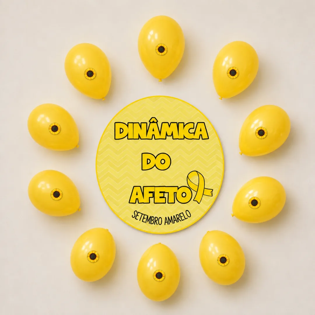 Cartaz Dinâmica do Afeto setembro amarelo - PDF com 9 folhas — imagem 3