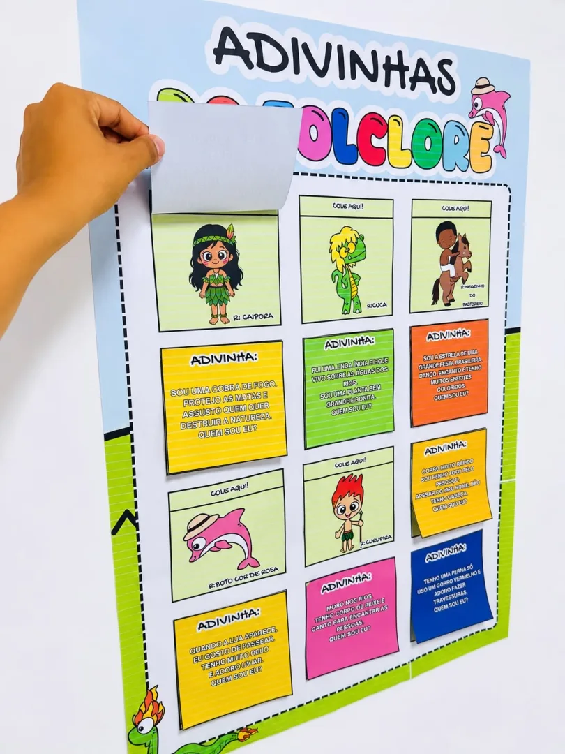 Cartaz Interativo de Adivinhas do Folclore  — imagem 2