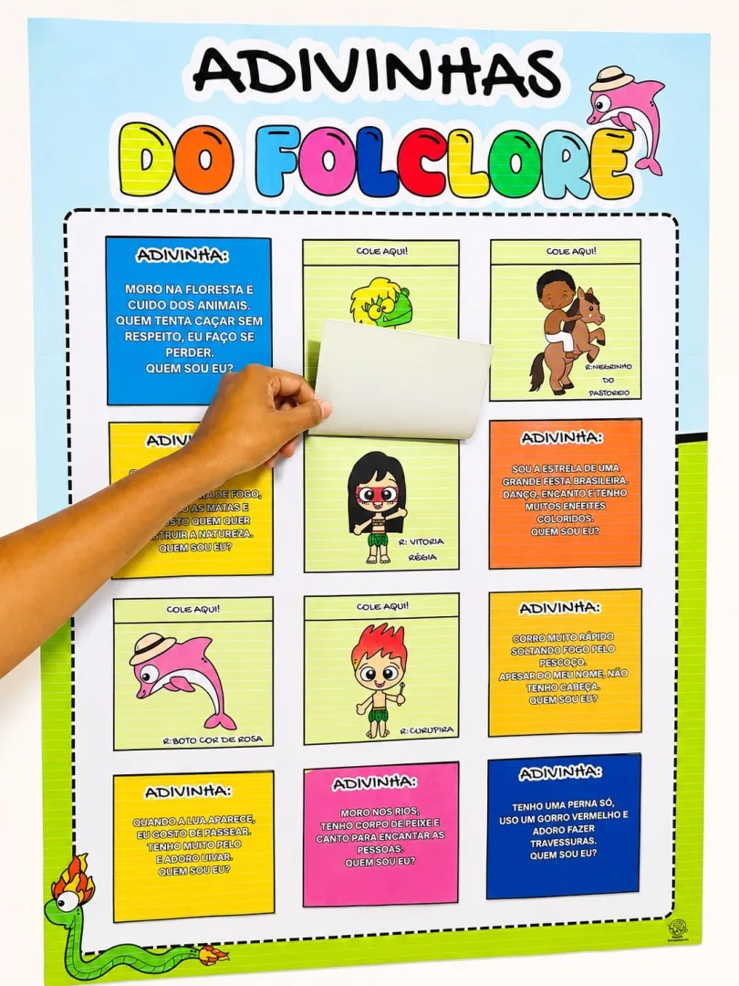 Cartaz Interativo de Adivinhas do Folclore  — imagem 3