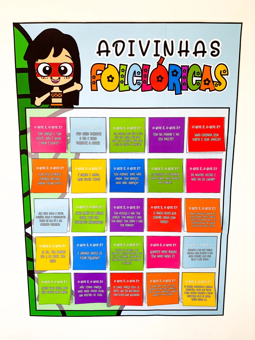 Cartaz Interativo de Adivinhas Folclóricas  — imagem 2