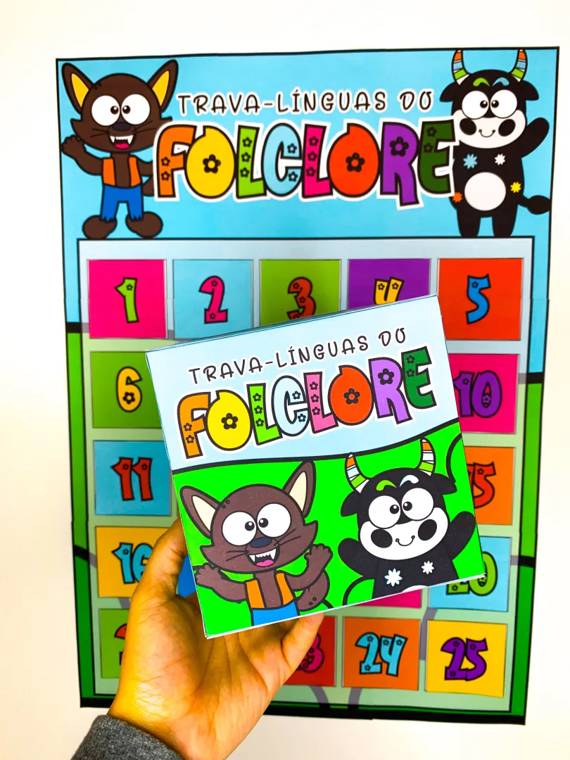 Cartaz Interativo de Trava-Línguas Folclóricas — imagem 2