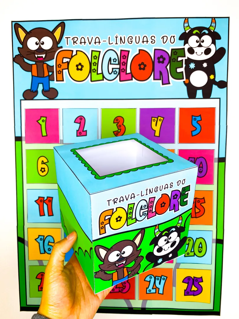 Cartaz Interativo de Trava-Línguas Folclóricas — imagem 4