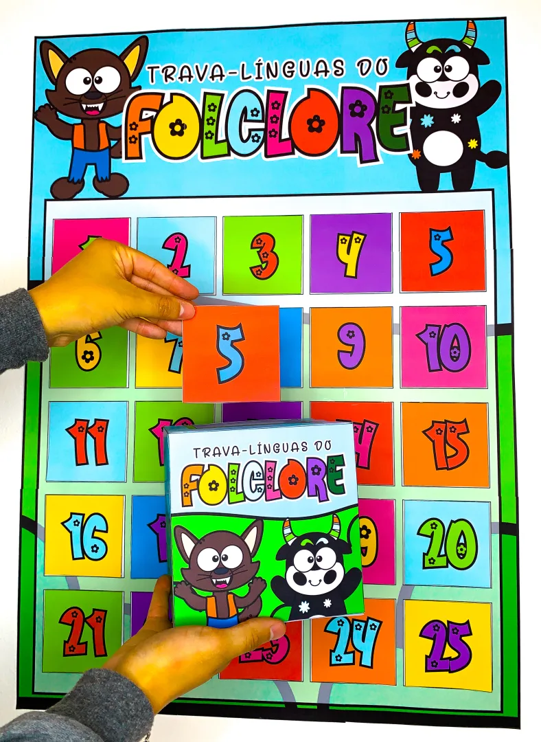 Cartaz Interativo de Trava-Línguas Folclóricas — imagem 5