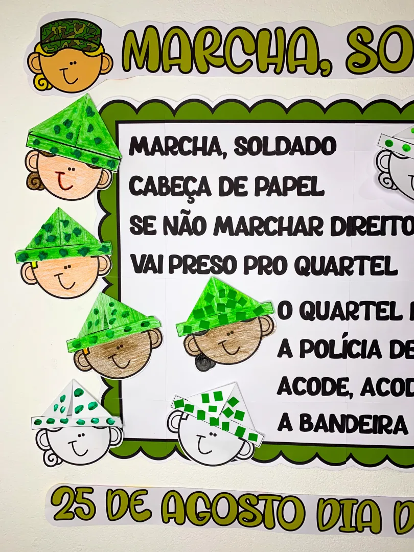 Cartaz Marcha Soldado - Dia do Soldado — imagem 2