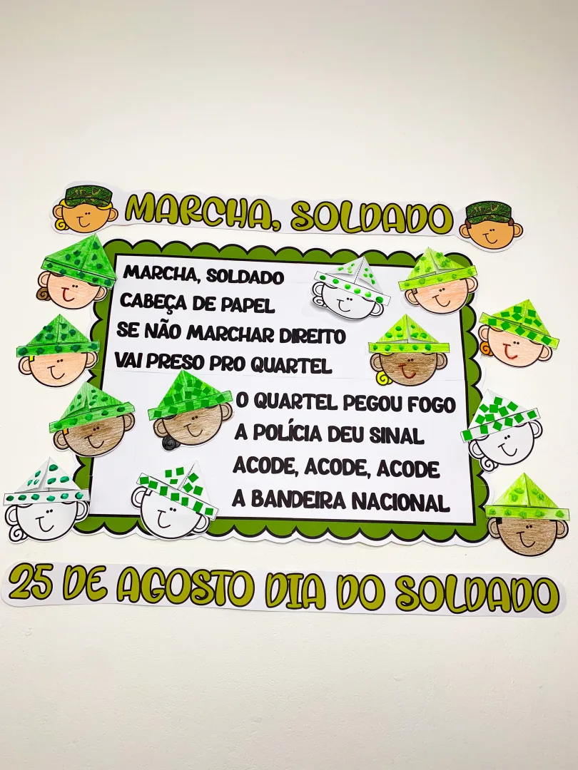 Cartaz Marcha Soldado - Dia do Soldado — imagem 4
