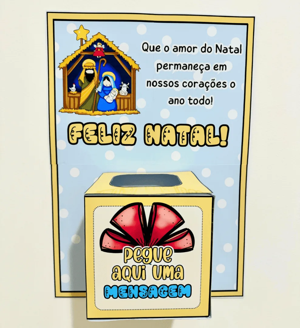 Cartaz Mensagem de Natal — imagem 2