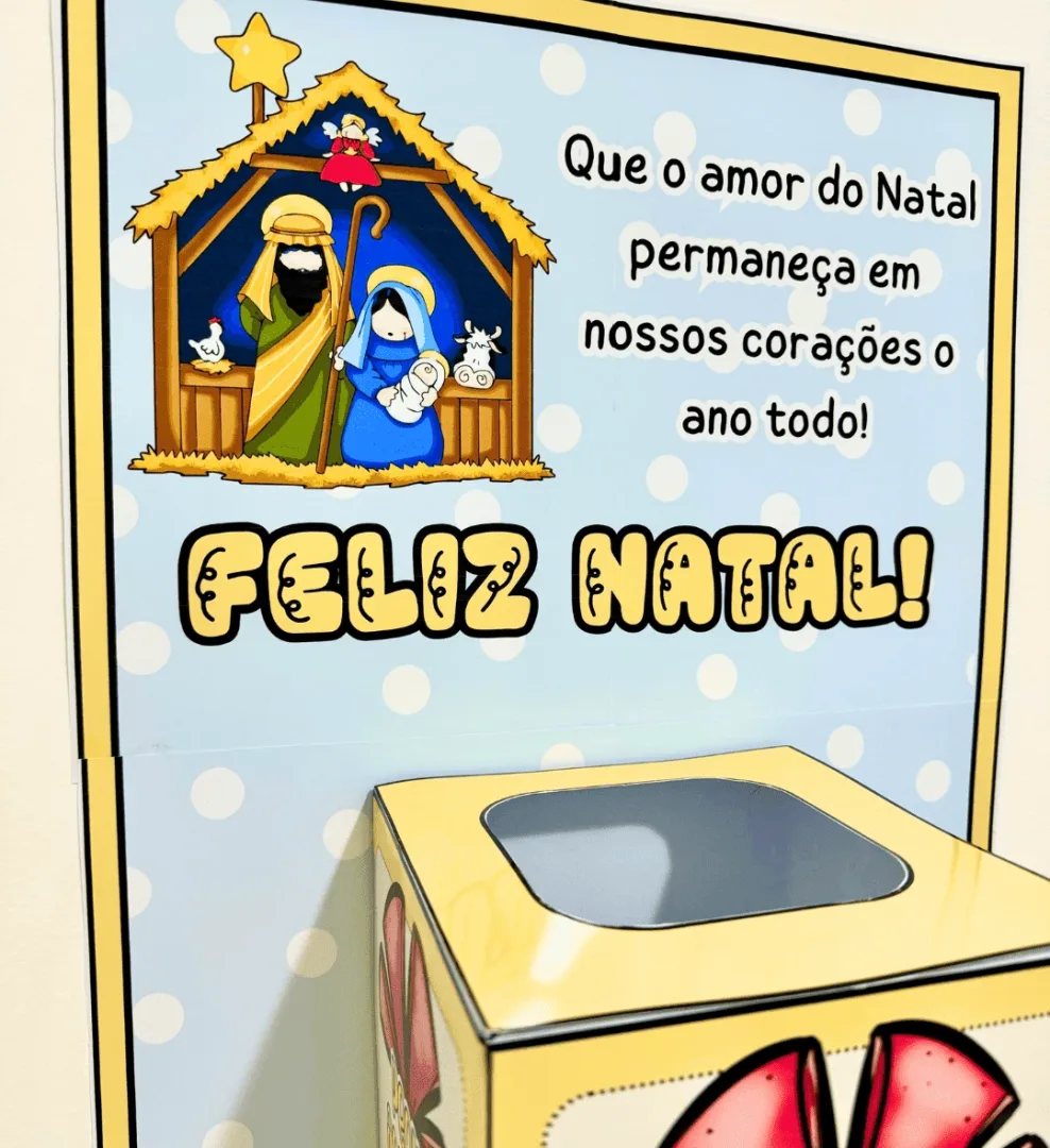 Cartaz Mensagem de Natal PDF Educação Infantil e Anos Iniciais — imagem 5