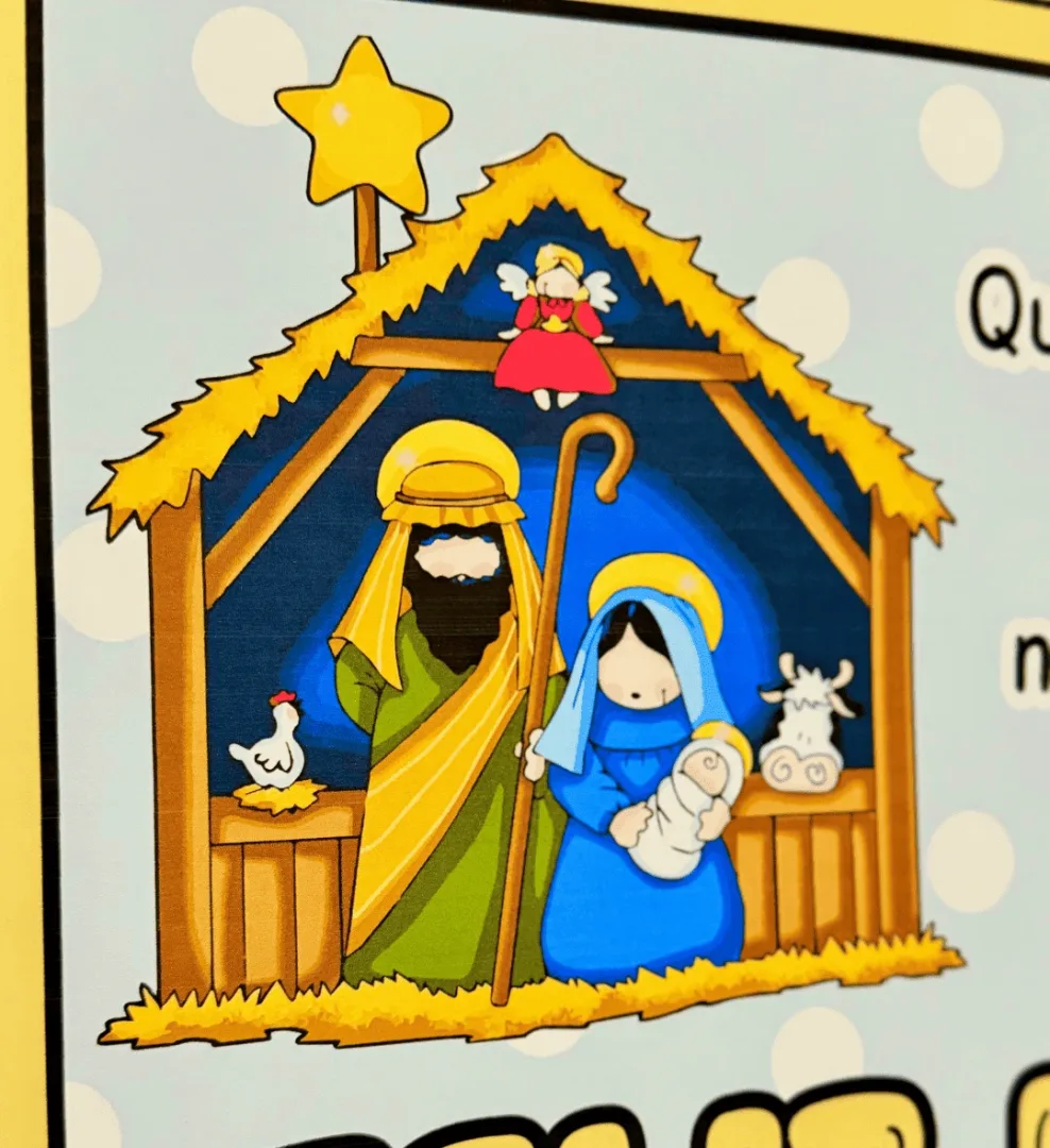 Cartaz Mensagem de Natal PDF Educação Infantil e Anos Iniciais — imagem 4